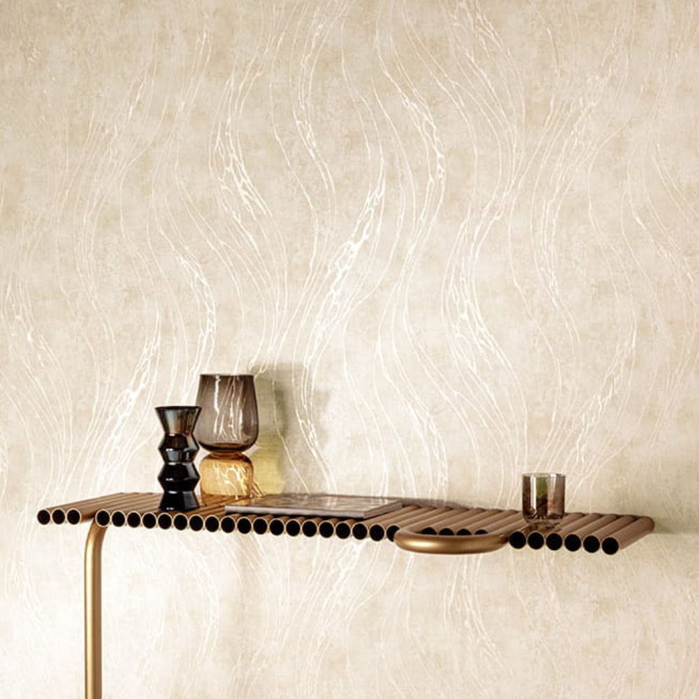 GRANDECO TIME 3 Tapeta beton i fale TJ3105
