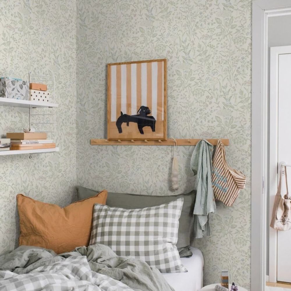 Boråstapeter Borosan Emil Tapeta w drobne liście 38734