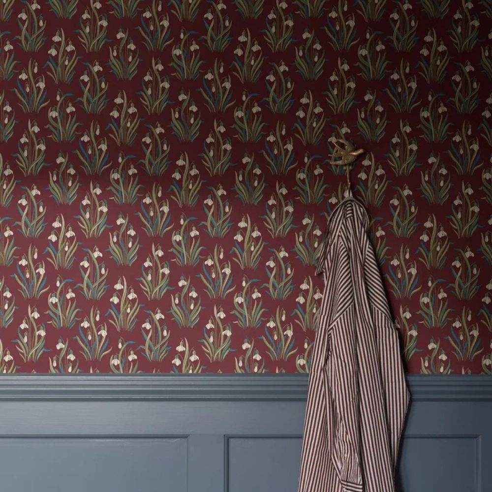Boråstapeter New Heritage Snödroppe Tapeta w kwiaty 4837