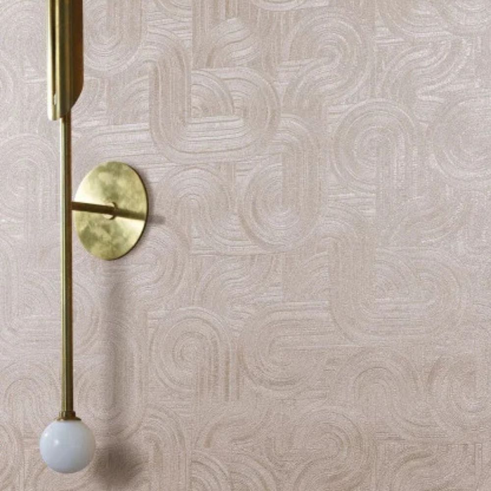 Casamance ECRIN Carat zakrzywione mieniące linie 75000814