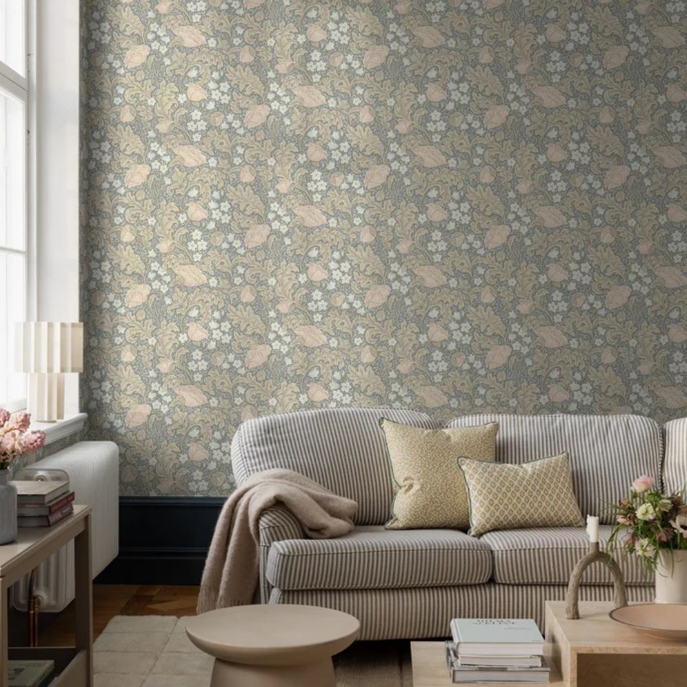 Boråstapeter Flowers Blomdansen Tapet w kwiatki liście 9177
