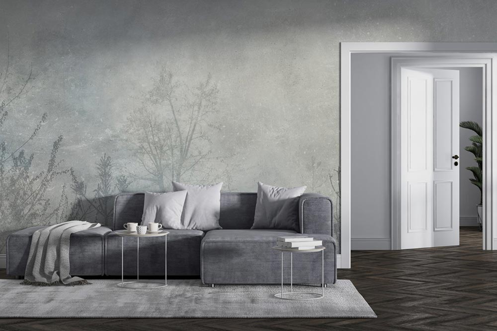 Wall'n Love Horizon - Drzewka na betonowym tle