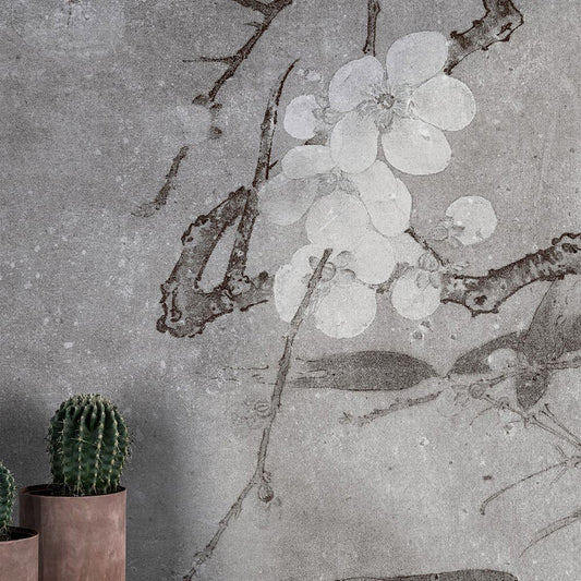 Wall'n Love Horizon - Gałęzie na betonowym tle