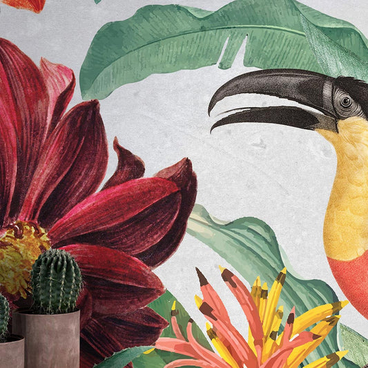 Wall'n Love Horizon - Tropikalne drzew i żyrafa