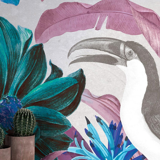 Wall'n Love Horizon - Tropikalne drzewa i żyrafa