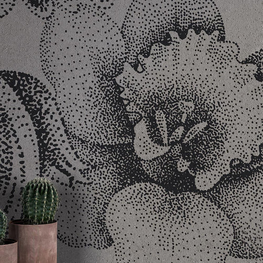 Wall'n Love Horizon - Duże tropikalne kwiaty