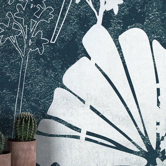 Wall'n Love Horizon - Białe liście