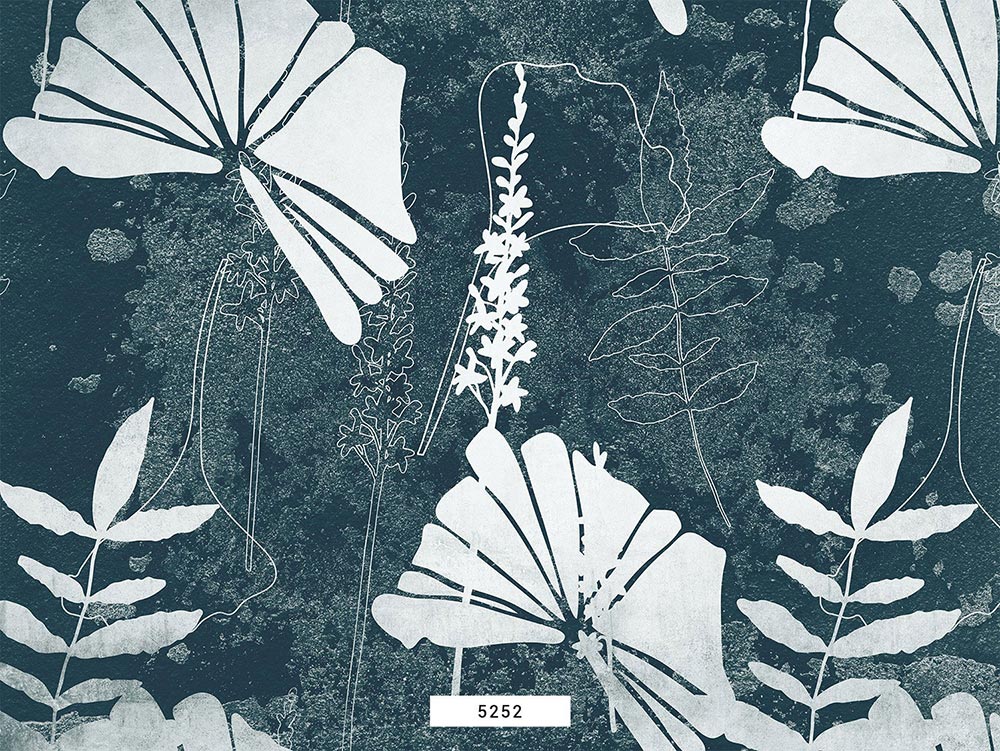 Wall'n Love Horizon - Białe liście