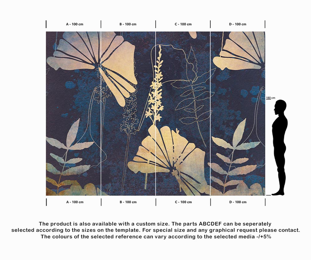 Wall'n Love Horizon - Duże liście