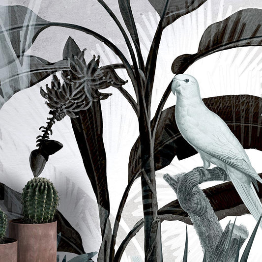 Wall'n Love Horizon - Tropikalne ptaki i liście