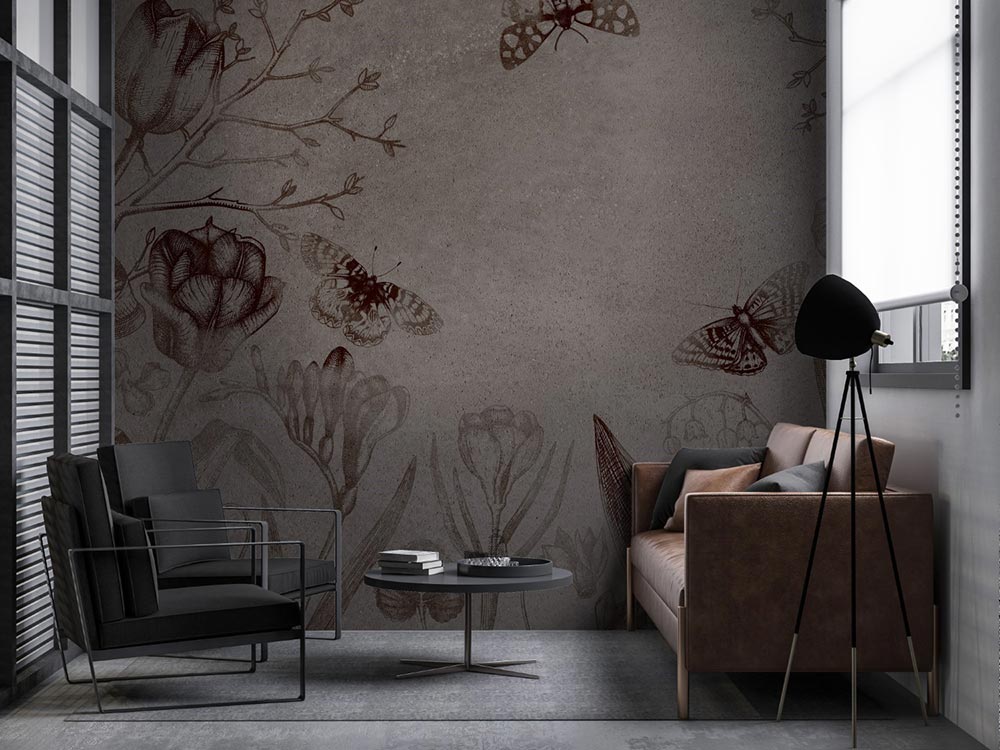 Wall'n Love Horizon - Kwiaty i motyle