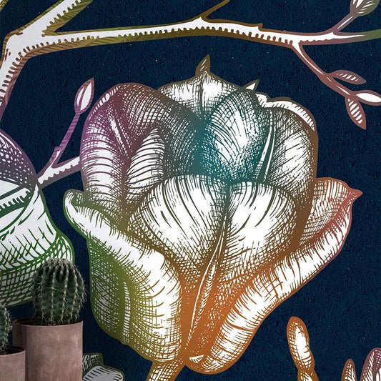 Wall'n Love Horizon - Kolorowe kwiaty i motyle