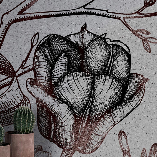 Wall'n Love Horizon - Motyle na białym tle