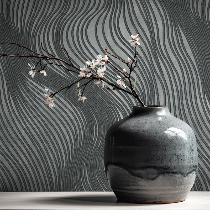 Hohenberger Tesoro Tapeta falowane linie 65608 Corda