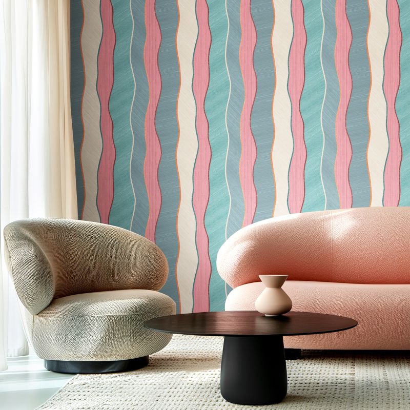 Hohenberger Tapeta Raku Pasy fale 81419
