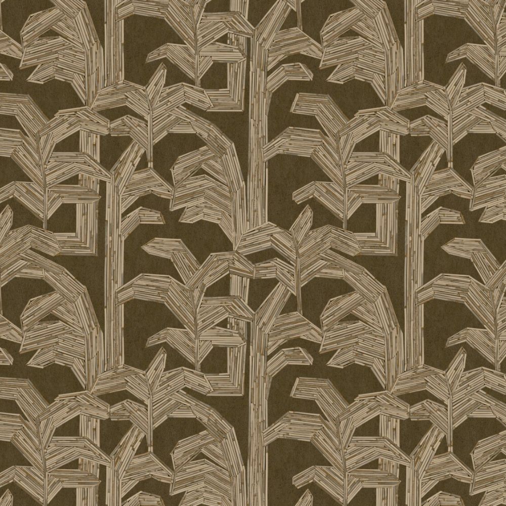 ARTE - LANAI - Glowing Patina - Tapeta w palmy z rattanu 81503