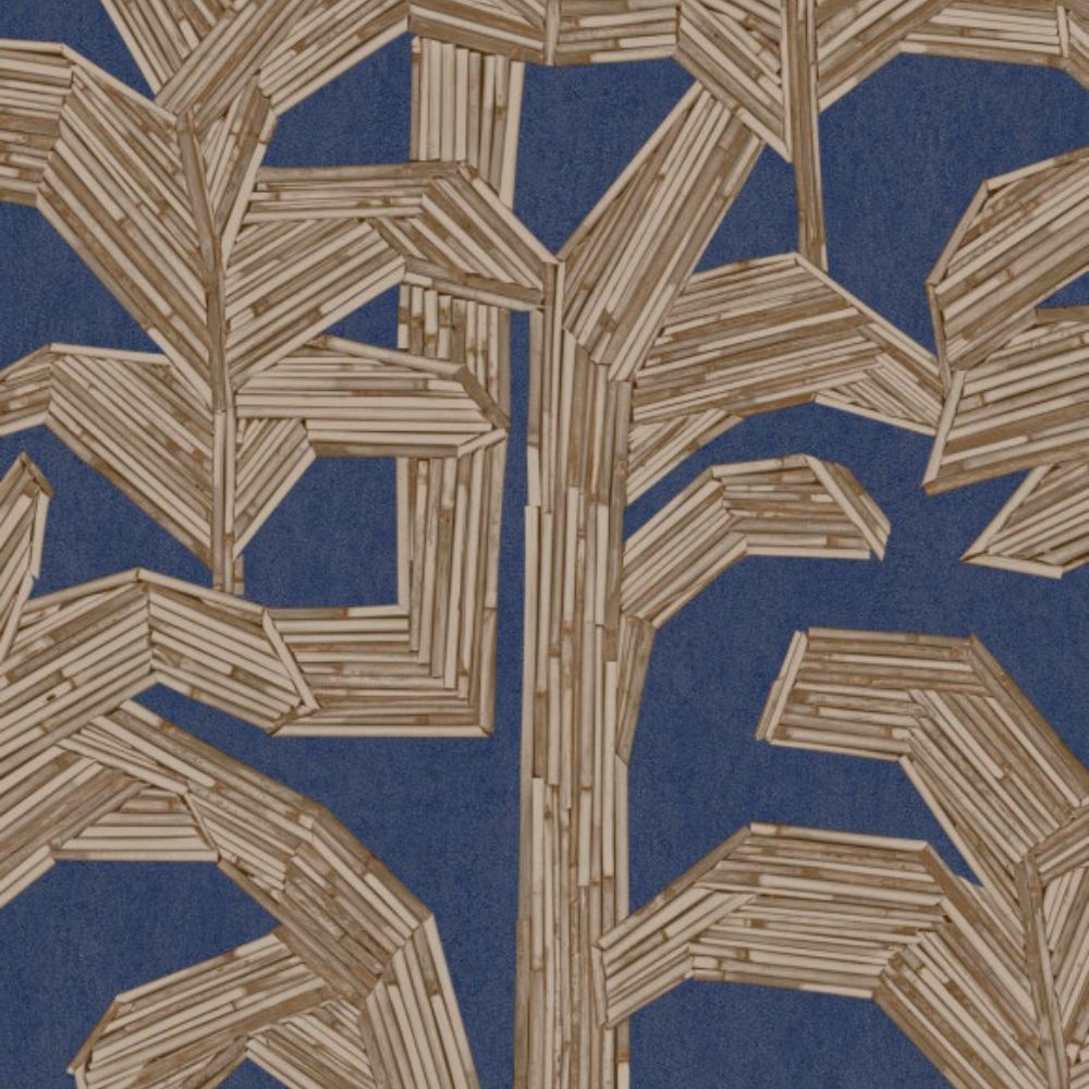 ARTE - LANAI - Glowing Patina - Tapeta w palmy z rattanu 81505