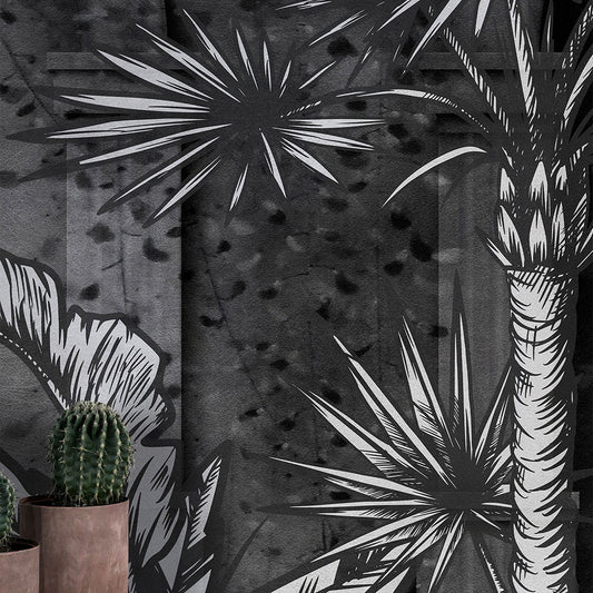 Wall'n Love Fame - Drzewa na grafitowym tle