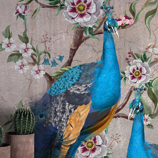 Wall'n Love Fame - Pawie na tle gałązek