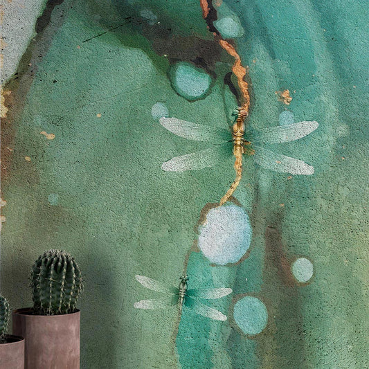 Wall'n Love Fame - Ważka na kolorowym tle