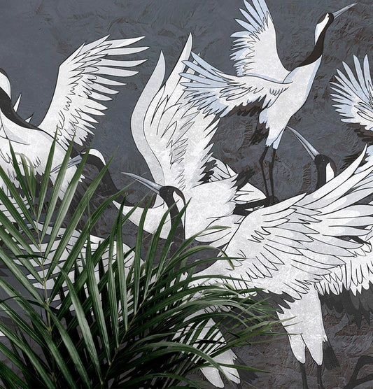 Wall'n Love Fame - Ptaki na czarnym tle