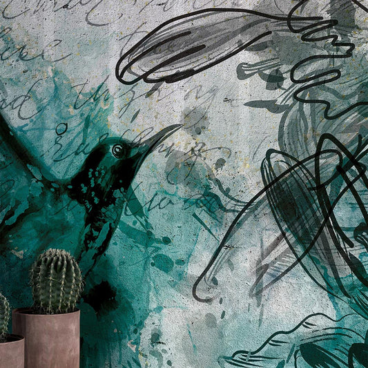 Wall'n Love Fame - Ptaki, napisy, kwiaty