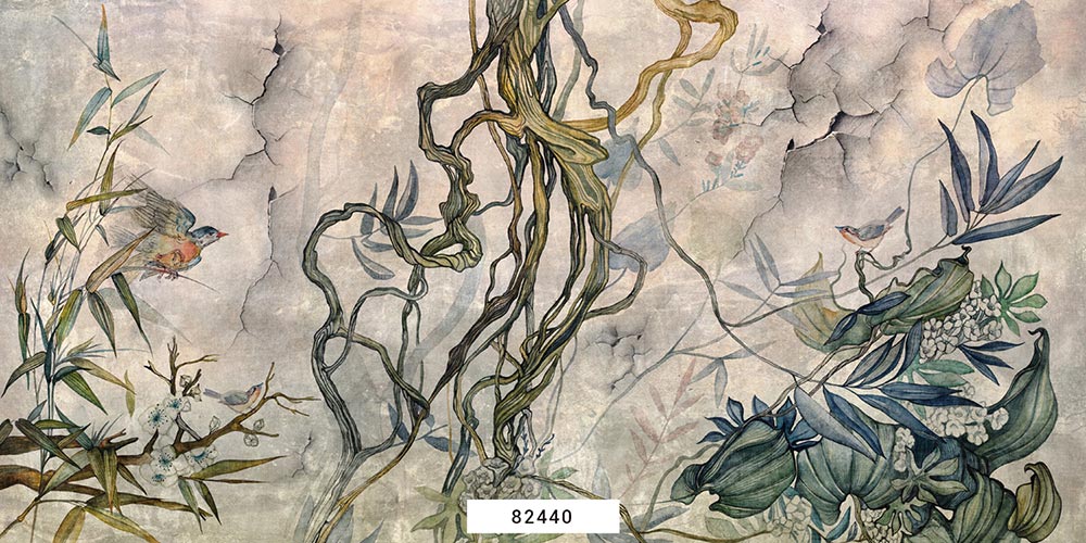 Wall'n Love Doqu - Liście i ptaki