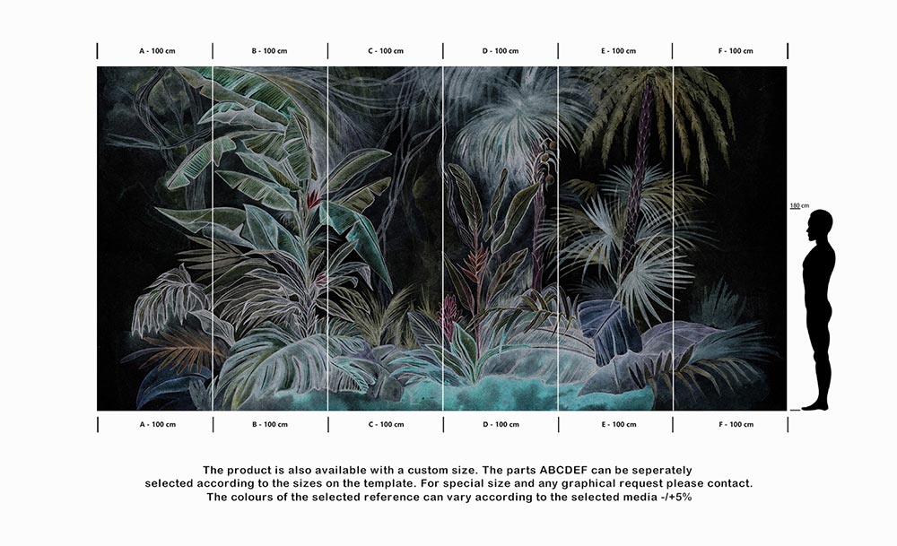 Wall'n Love Doqu - Duże liście