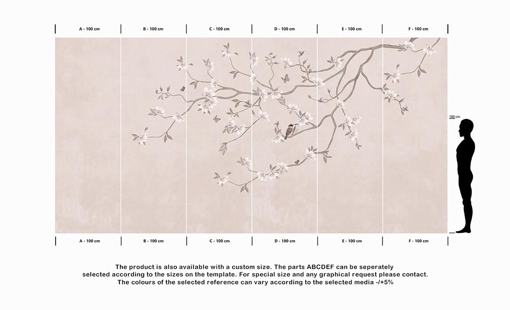 Wall'n Love Zen - Ptaki na gałęziach