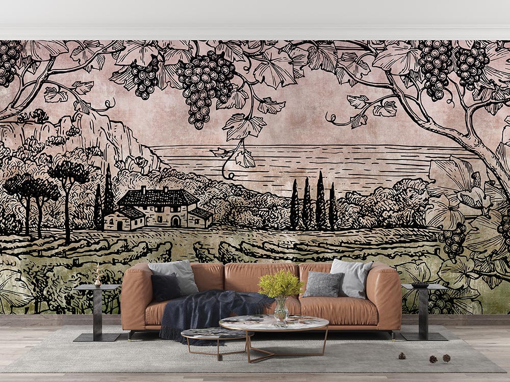 Wall'n Love Doqu - Wioska na tle drzew