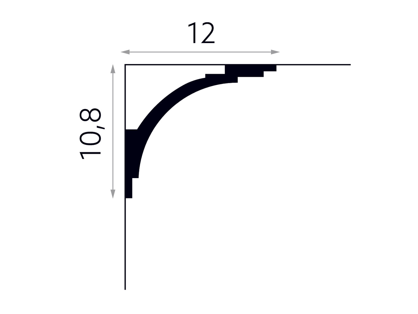 Listwa sufitowa MD105