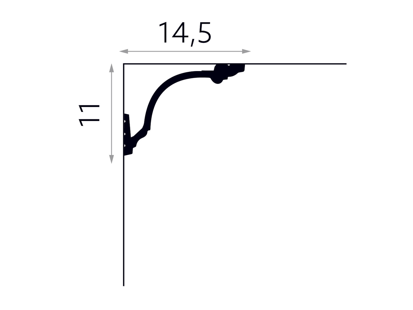 Listwa sufitowa MD156