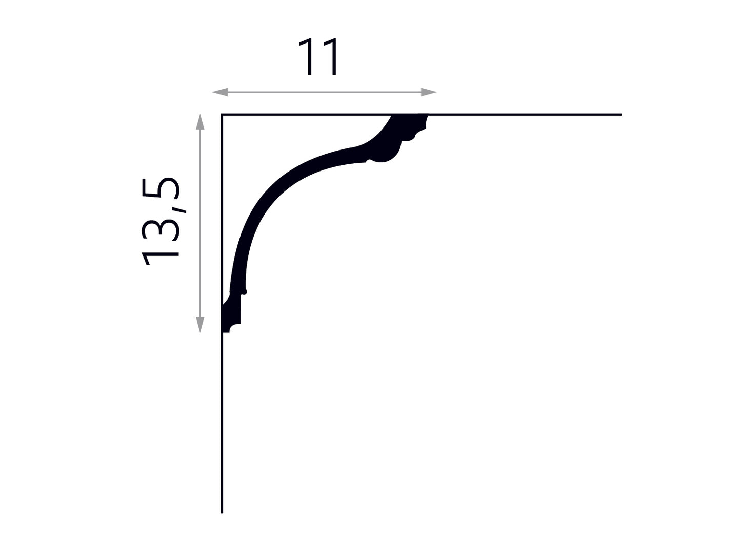 Listwa sufitowa MDA040