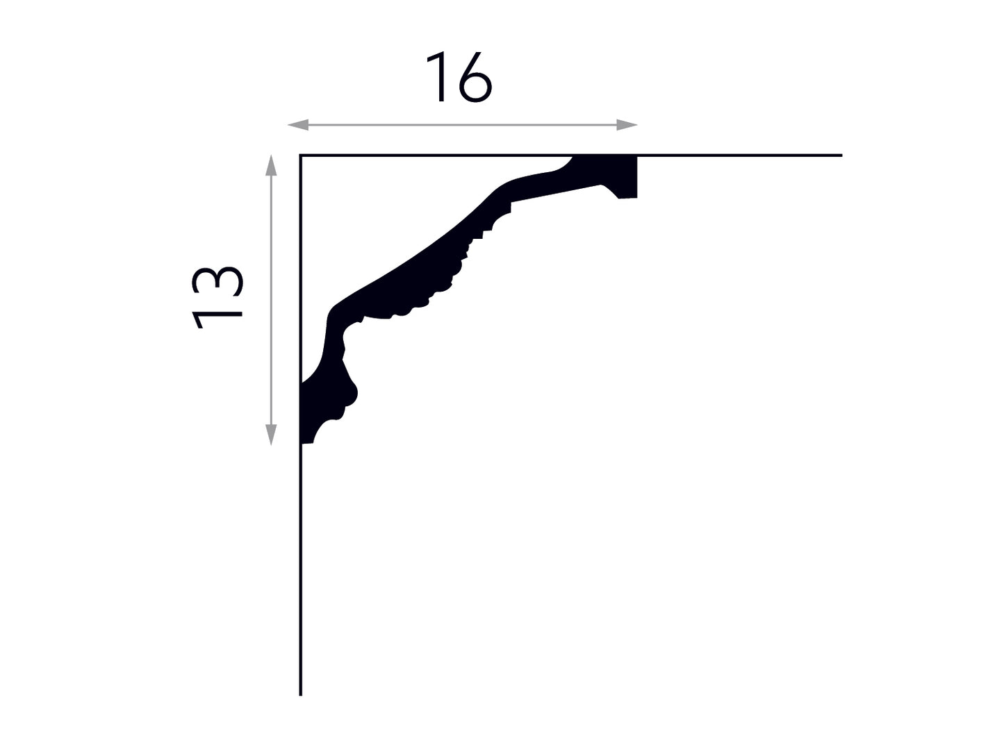 Listwa sufitowa MDA138
