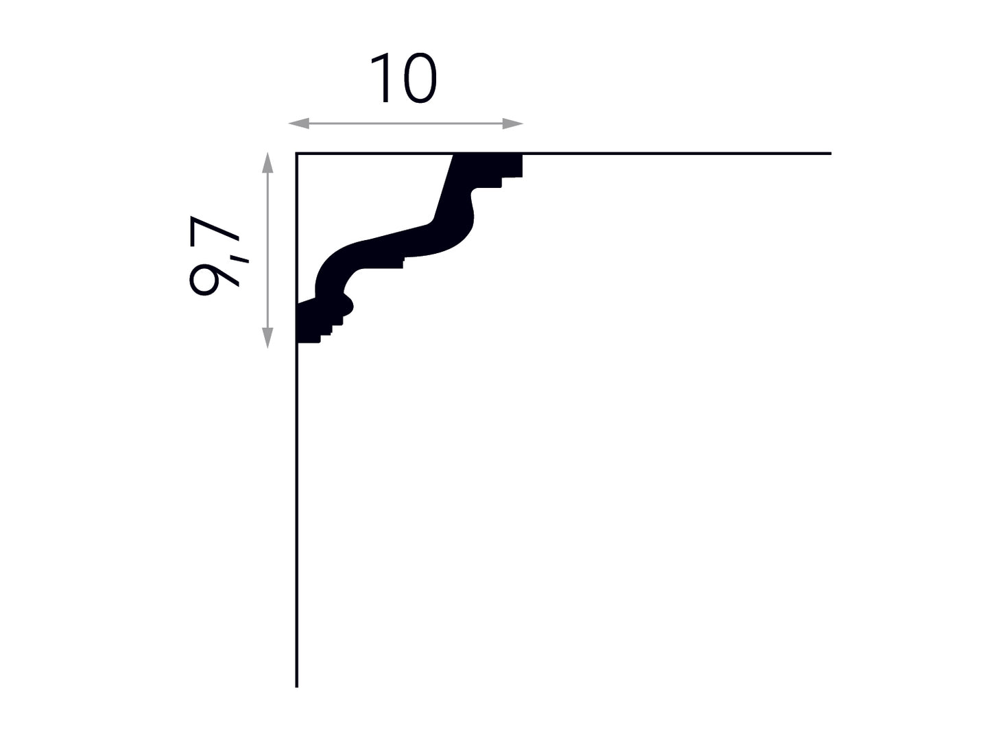 Listwa sufitowa MDB118