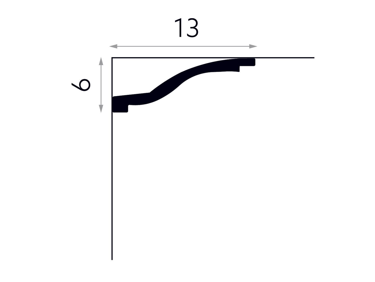 Listwa sufitowa MDB127
