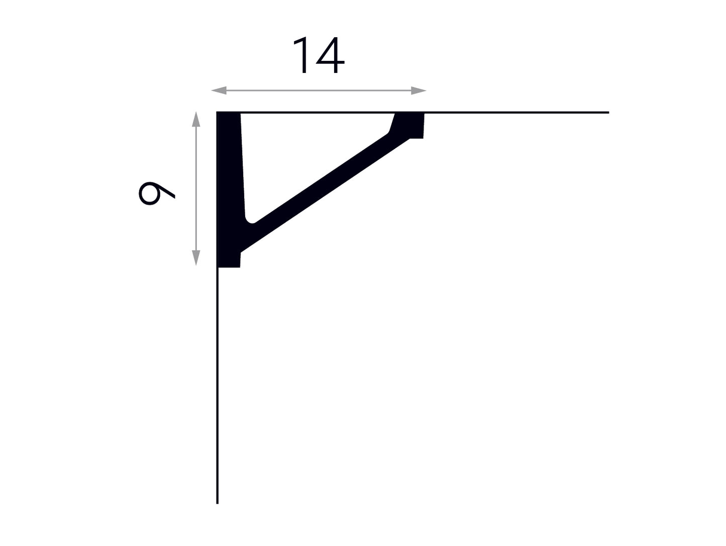 Listwa sufitowa MDB131