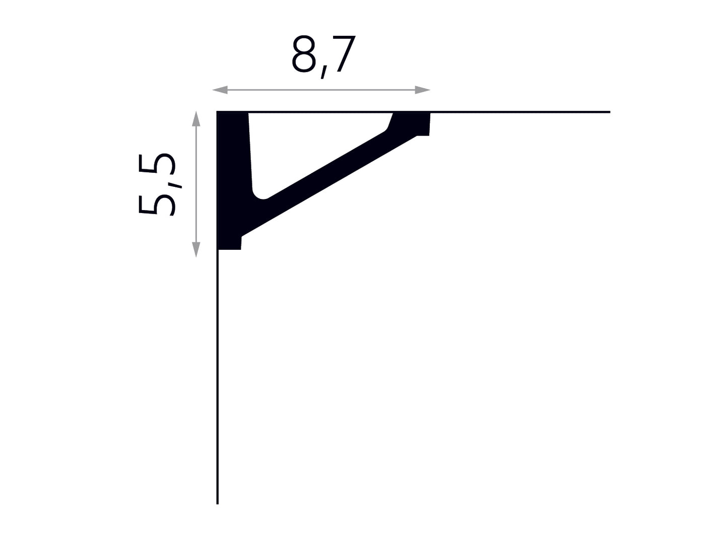 Listwa sufitowa MDB132