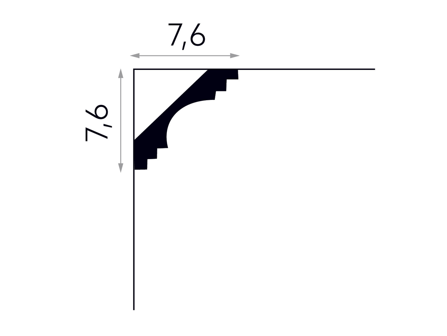 Listwa sufitowa MDB152