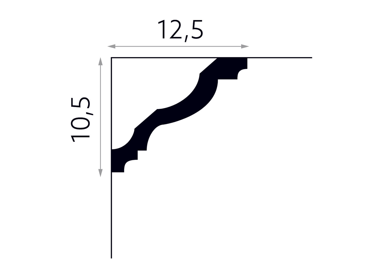 Listwa sufitowa MDB158