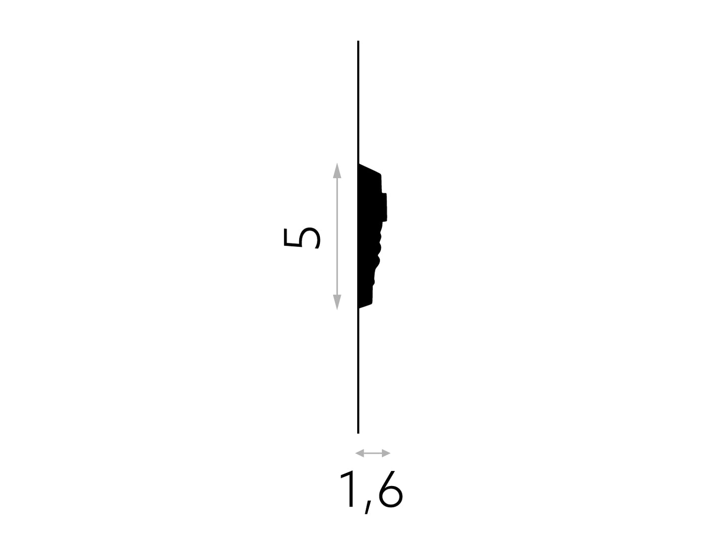 Listwa ścienna MDC255