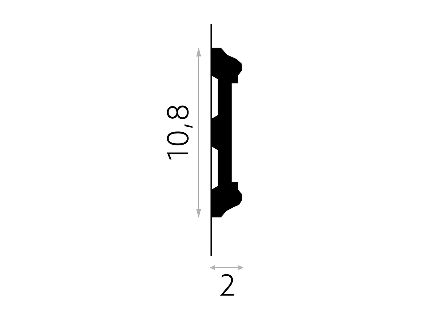 Listwa ścienna MDD410