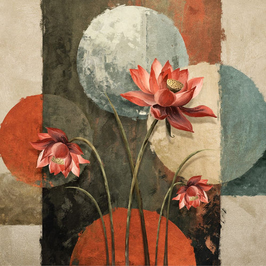 Fototapeta Lorenso -Luvari- Kwiaty i geometria TPA 0324 0072 00