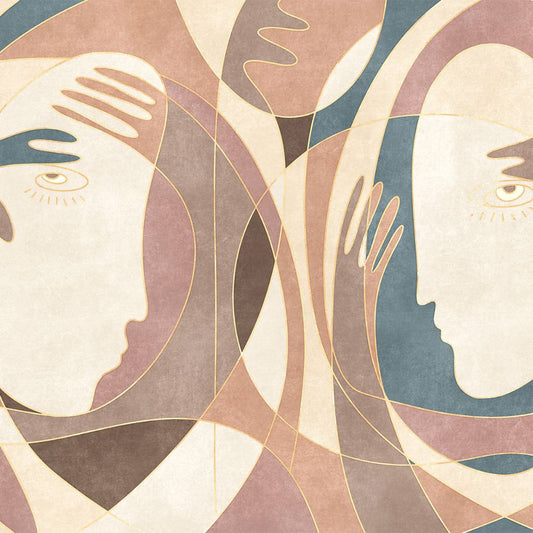 Fototapeta Lorenso - Mindness - Geometryczne głowy TPA 1123 0006 00