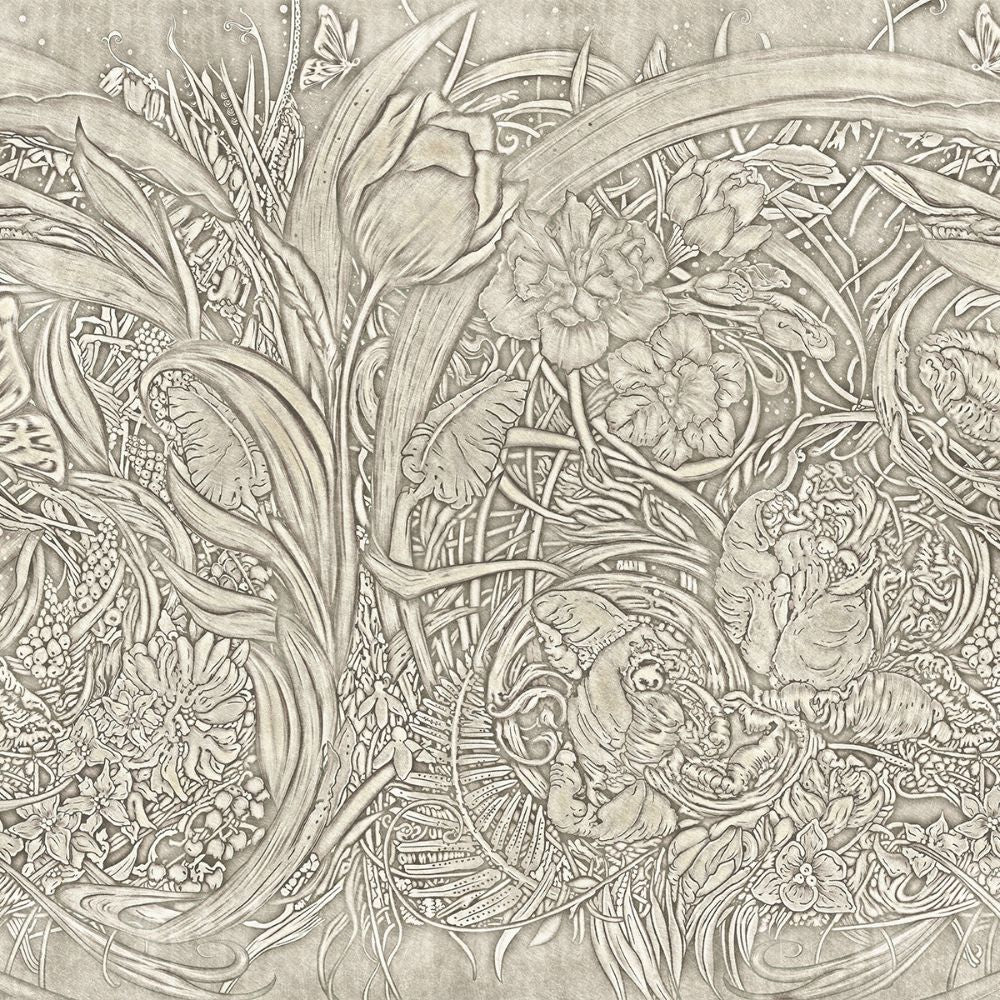 Fototapeta Lorenso - Fireflies- Łaka kwiatowa TPA 0124 0048 00