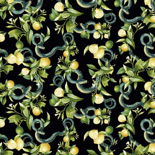 ROBERTO CAVALLI HOME NO.8 - Mural w cytryny