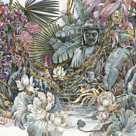 Fototapeta Lorenso - Buddia -  Budda w kwiatach  TPA 1024 0109 00