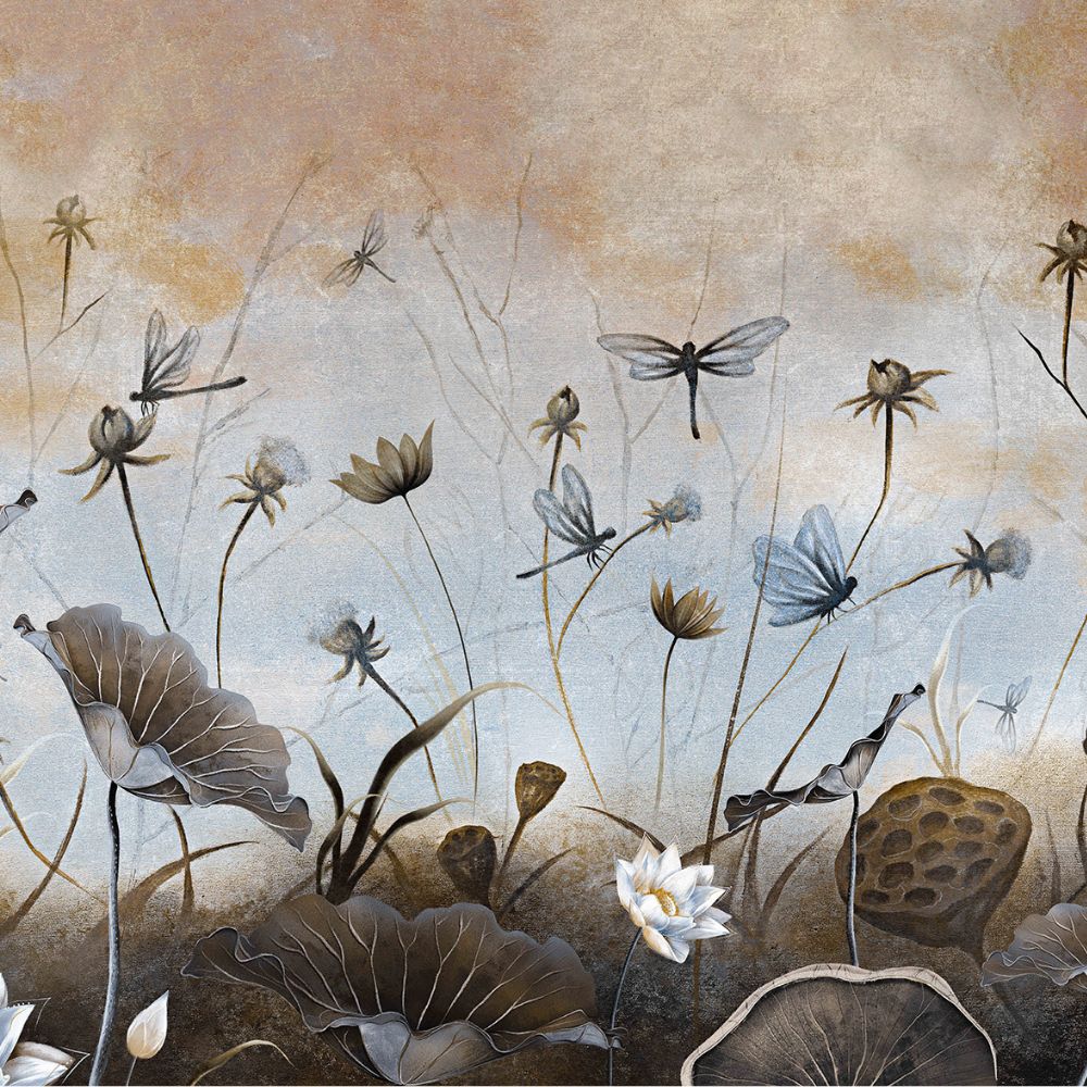 Fototapeta Lorenso - Marlow- Ważki na kwiatach  TPA 1223 0042 00