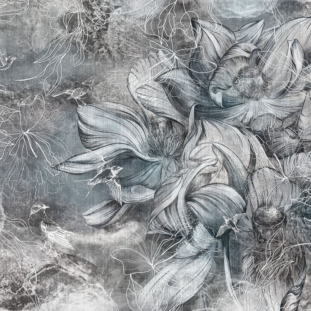 Fototapeta Lorenso - Frevial - Kwiaty i ptaki  TPA 0224 0068 00