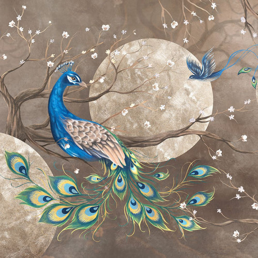 Fototapeta Lorenso -Peacock - Pawie i księżyc TPA 1123 0033 00